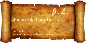 Juracsek László névjegykártya
