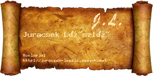 Juracsek László névjegykártya